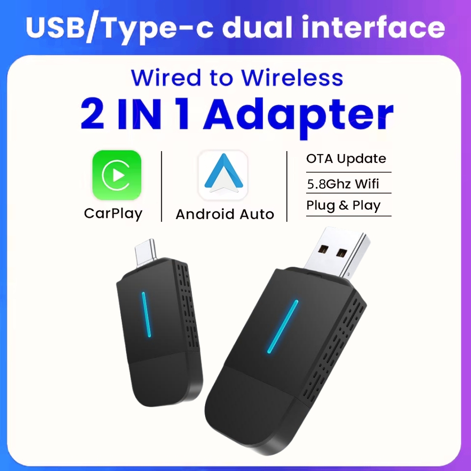 Smartwatch Universal - ANYFAR Dual Interface Draadloze CarPlay Android