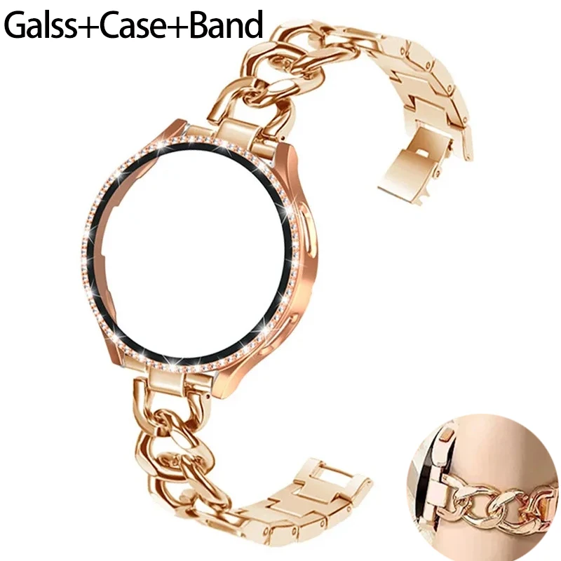 Accessories For Galaxy Watch 5 - Glitterende hoes + armband voor Samsung