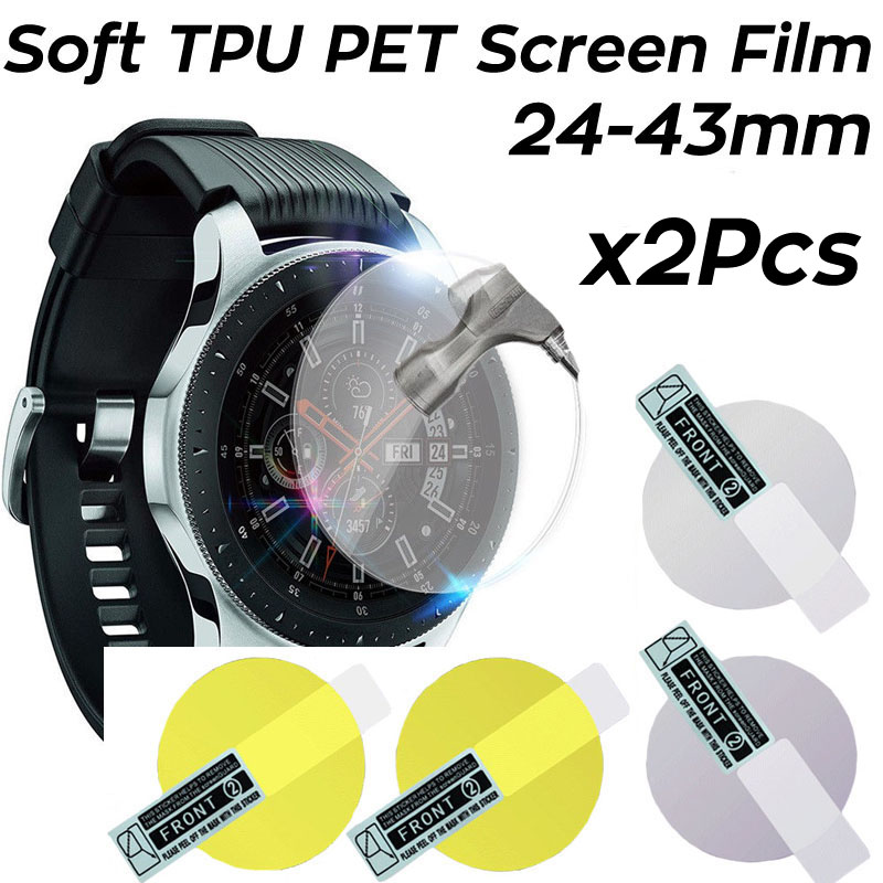 Garmin Smartwatch Accessories - 2 Stuks Zachte Hydrogel Film Anti-Kras