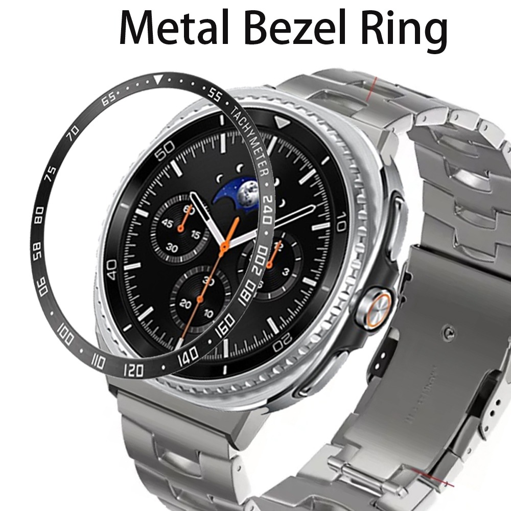 Accessories For Galaxy Watch 5 - Metalen bezelring voor Samsung Galaxy Watch