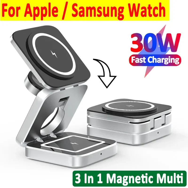 Watch Charger Cable - 30W magnetische draadloze opladerstandaard voor iPhone