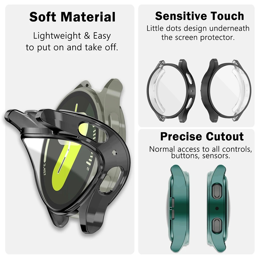 2 stuks transparante TPU volle - Accessories For Galaxy Watch 5 recensie en prijs