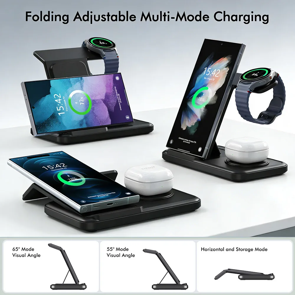 3-in-1 draadloos oplaadstation - Watch Charger Cable recensie en prijs