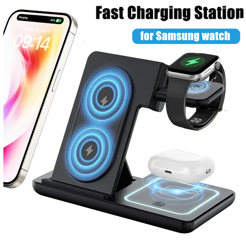 3-in-1 opvouwbare draadloze op - Watch Charger Cable recensie en prijs