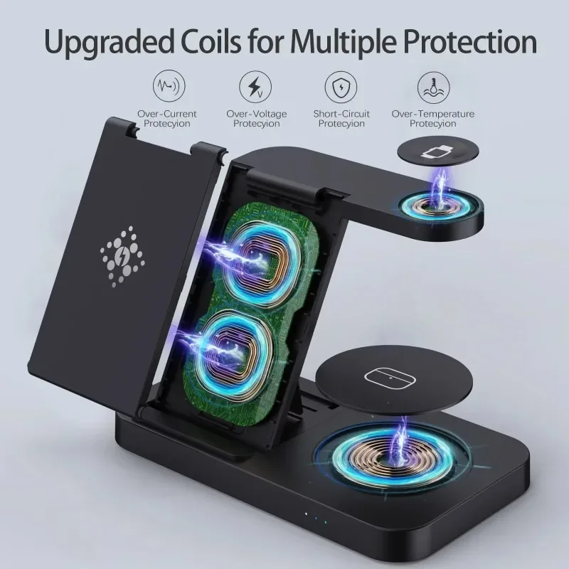 Reizen 4 in 1 draadloze oplade - Watch Charger Cable recensie en prijs