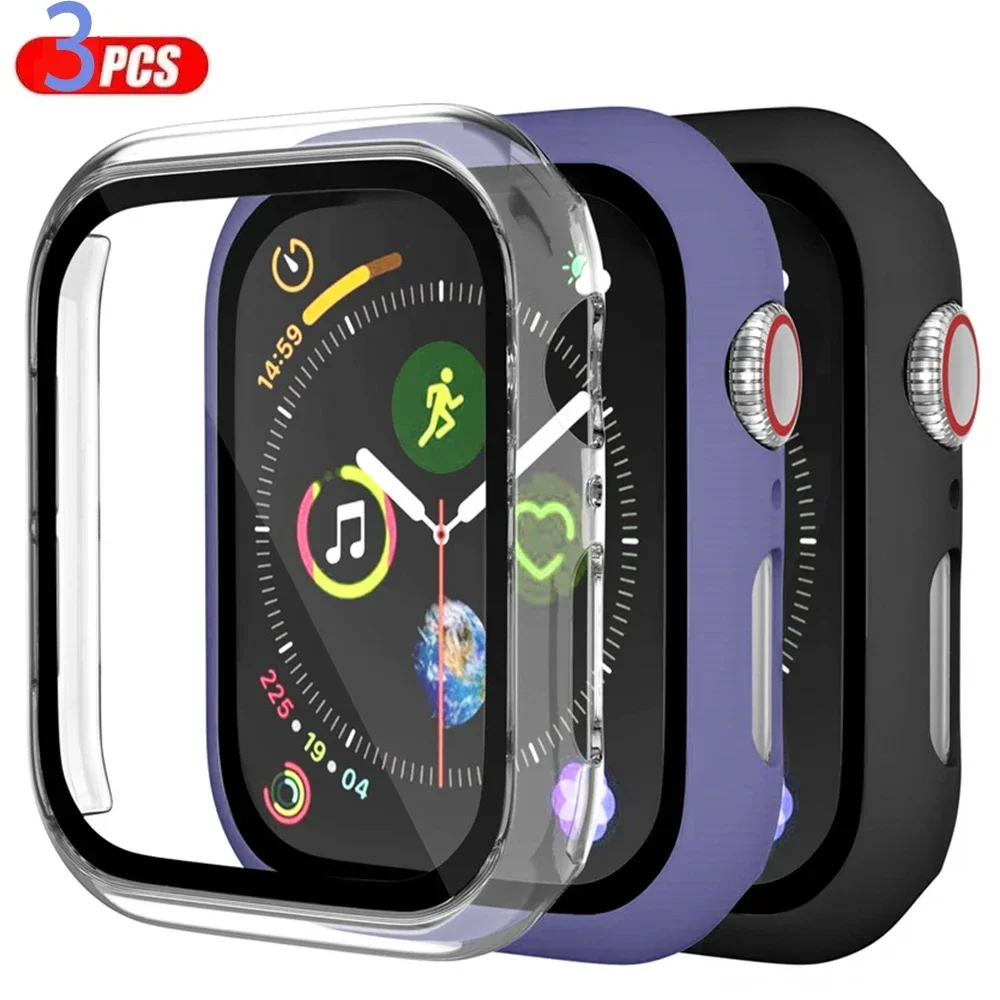 3pack Glas + cover Voor Apple  - Garmin Smartwatch Accessories recensie en prijs