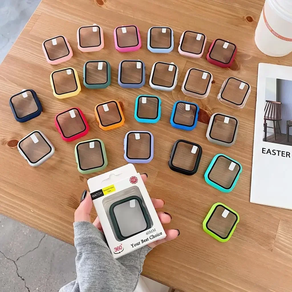 3pack Glas + cover Voor Apple  - Garmin Smartwatch Accessories recensie en prijs